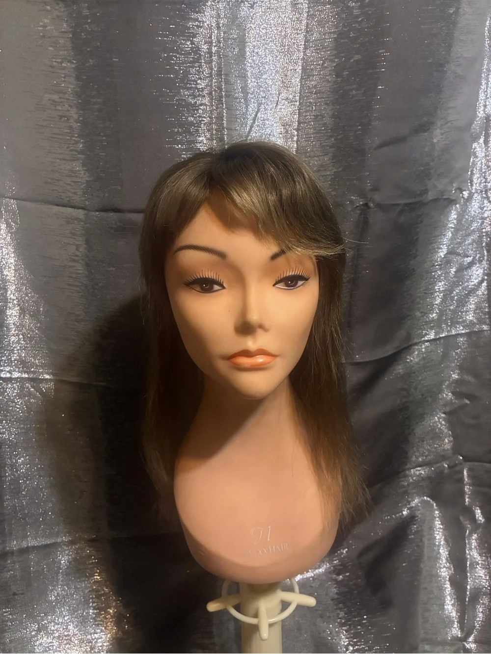 Lauren Ashtyn collection brown with Bangs